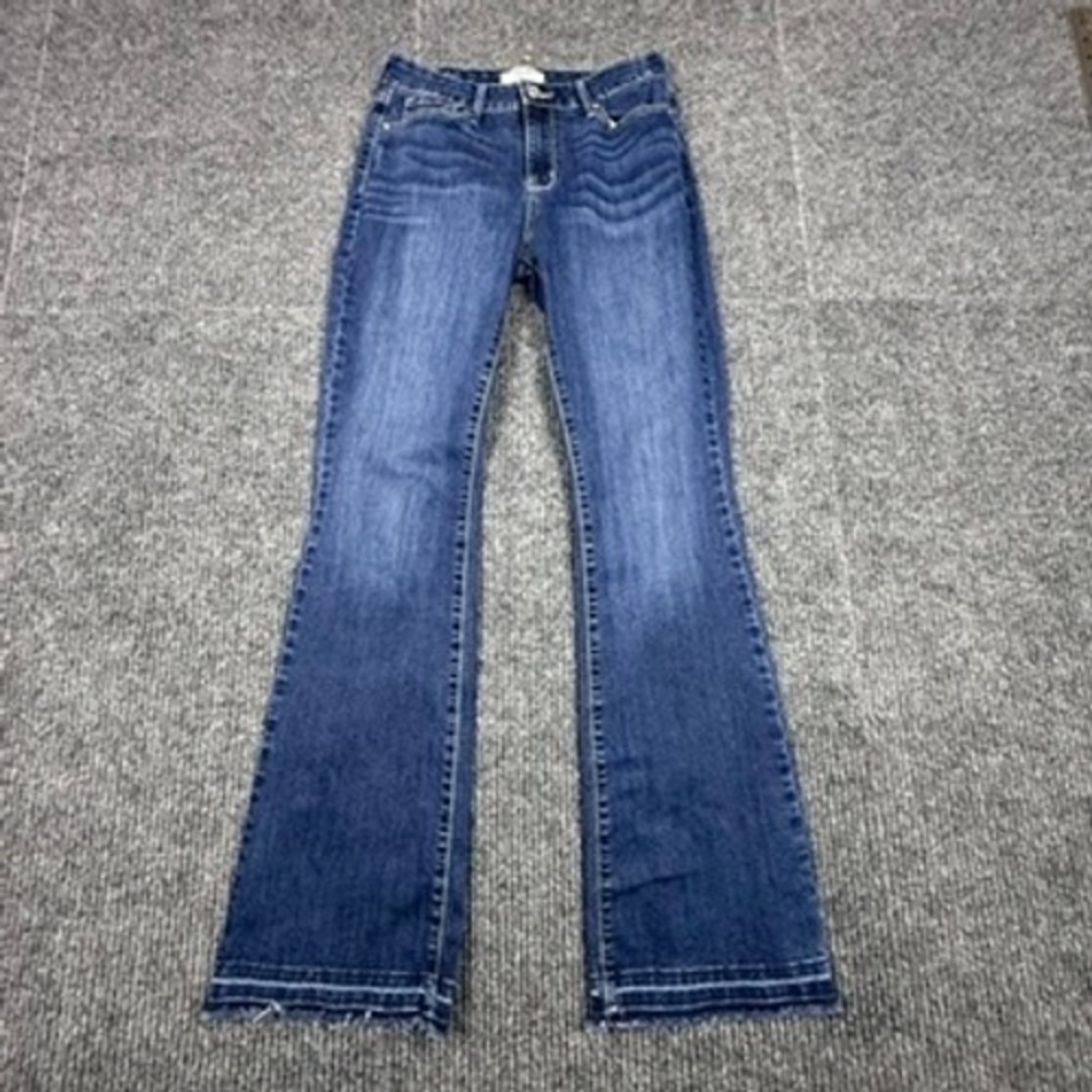 Denizen from Levis Womens Mid-Rise Bootcut Jeans Dark Wash Blue 4M W27 L32 66899